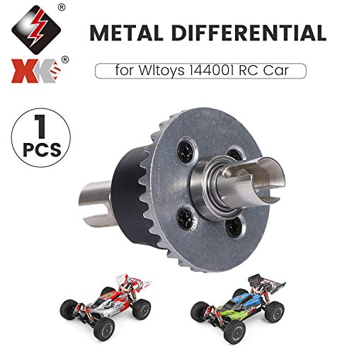 Goolsky Metal Differential Kompatibel mit Wltoys XK 144001 RC Auto Ersatzteil Differential für Wltoys XK 144001 1/14 2,4 GHz RC Buggy