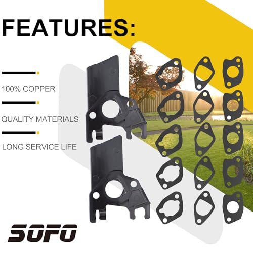 Image of SOFO Carburetor Gaskets Fit for Honda GX200 GX160,Predator 212,Coleman CT200U BT200X,For 224cc,196cc Engine Carburetor