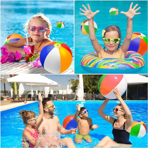 80PCS Sunglasses & Beach Balls Bulk Party Favors Kids Summer Pool Set — view 5
