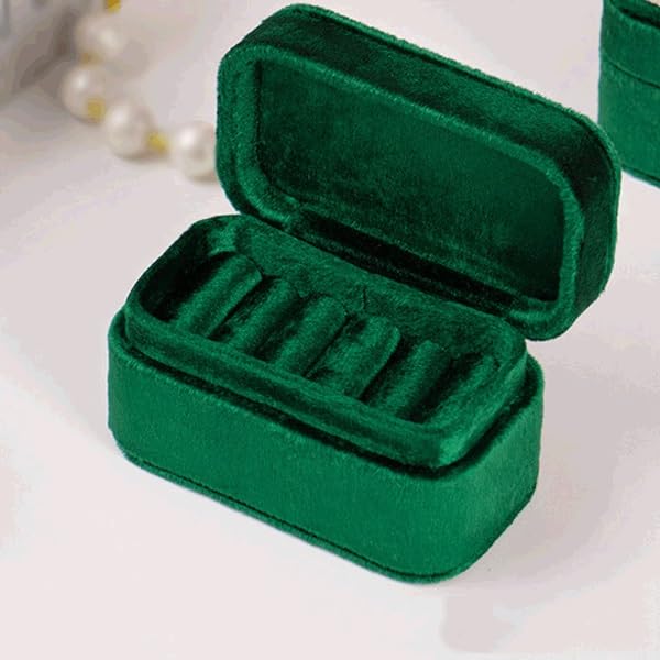 Boîte de rangement de bijoux velours pour ne plus perdre vos bagues - 4