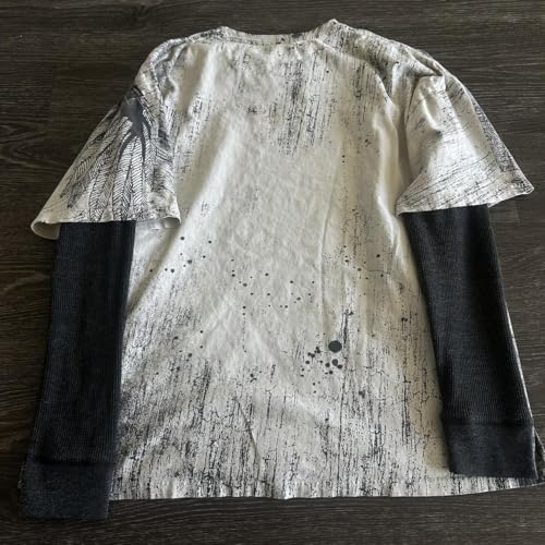 Amiblvowa Women Y2K Grunge T Shirt Emo Aesthetics Graphic Tops Teen Girl Vintage Baggy Goth Tops Harajuku Punk Grunge Clothes4