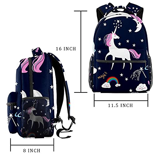 Sac à dos de voyage licorne verte pour accompagner leurs rêves - 2
