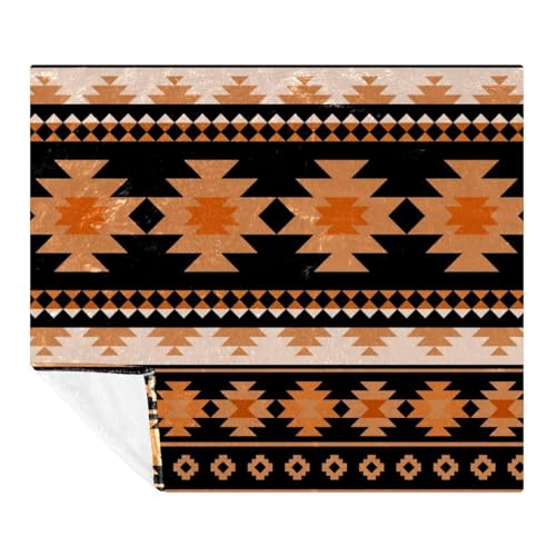 Couverture microfibre de qualité supérieure plaid aztèque doux lit et sofa - 2