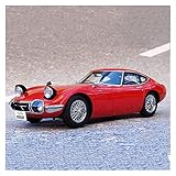  NALora Motorfahrzeuge Replika Auto Boutique 1:18 Für Toyota 2000 GT Coupe 1965 Replica Car, Scale Diecast Car Model Adult Collectionr Model Toy Car Originalgetreue Nachbildung (Color : Red)