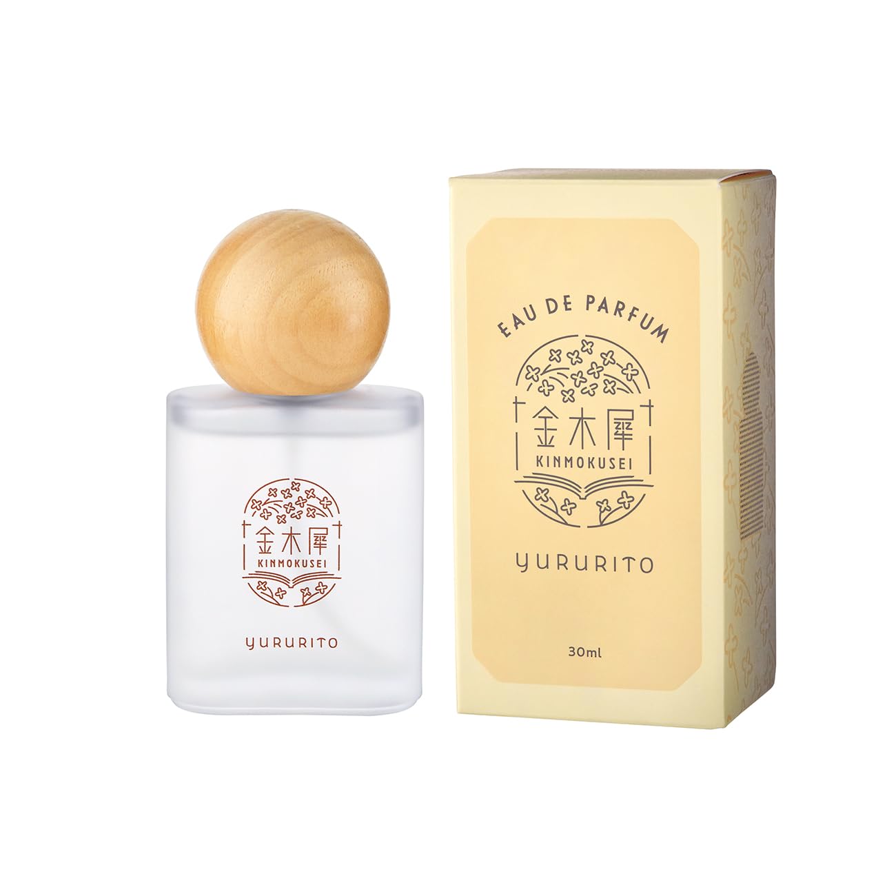 甘い金木犀がふわりと香るオードパルファム30ｍL(植物性エタノールを採用 キンモクセイ オスマンサス フレグランス ウッドキャップ)ギフト 誕生日 一人暮らし 新生活 ホワイトデー 母の日