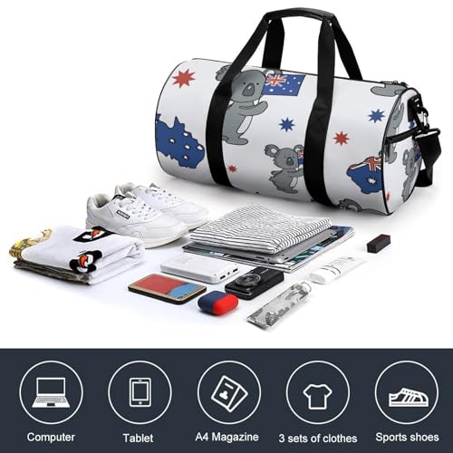 Sac de sport gym raton laveur grand sac weekend duffel bag camping - 4