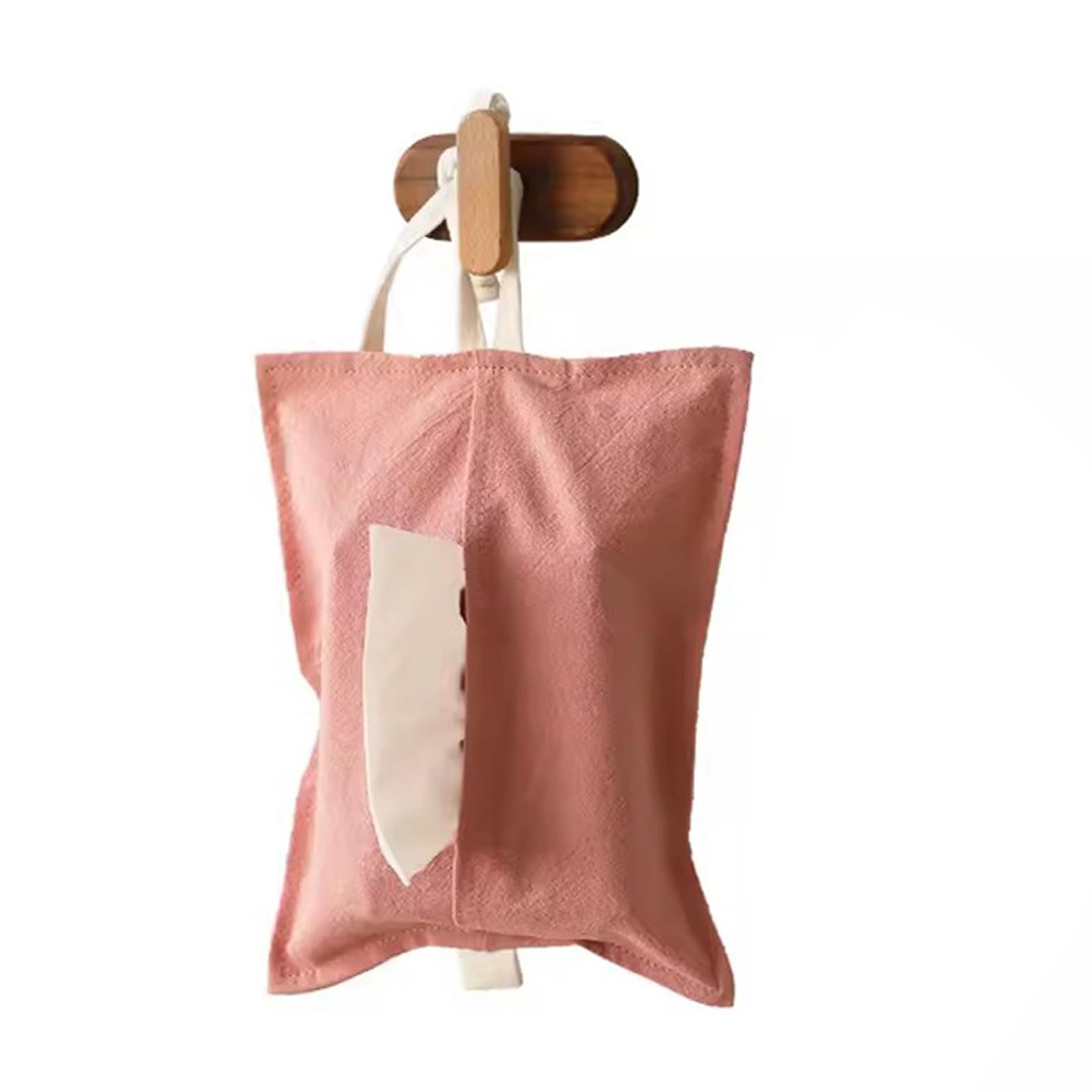 Fabric Tissue Dispenser Hanging Bag Perfect for Kitchen Counter Decoration Multi Functional Tissue Bag