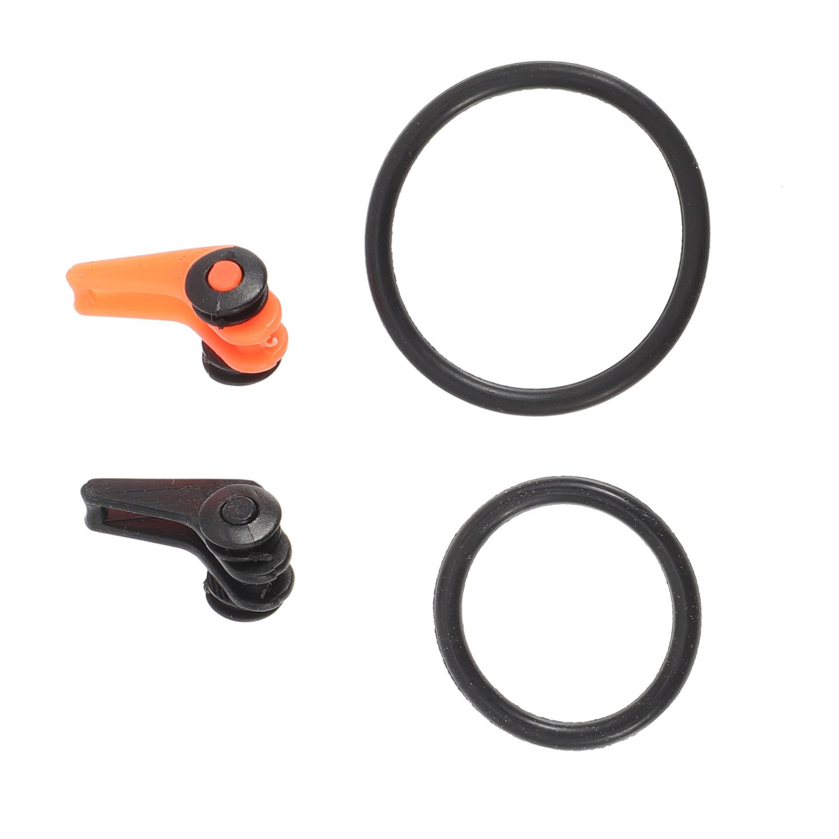 Gogogmee 1 Set Wear Resistant Fishing Hook Keepers with Rubber Rings Durable Bait Holder for Reliable Fishing Convenient Design for Easy Use