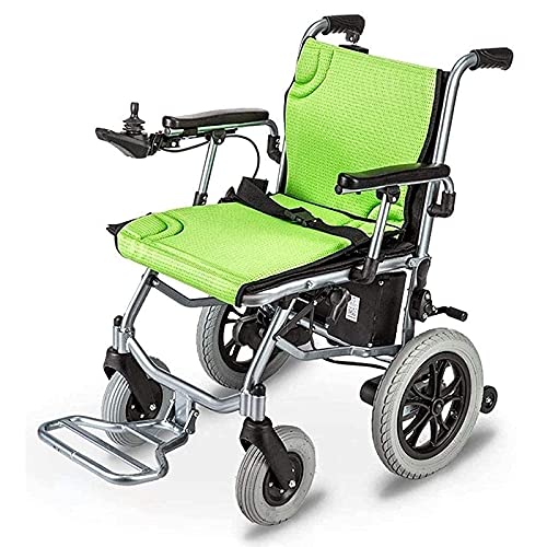 Ayuda para caminar eléctrica Silla de ruedas Plegable Silla de ruedas eléctrica Sistema de control dual Ligero Cambio eléctrico manual Sillas de ruedas de doble motor for adultos Ancianos y discapacit