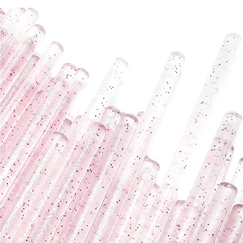Image of 500 Pcs Disposable Micro Applicator Brush for Eyelash Extension, Micro Cotton Swabs, Lips Mascara Wands 5 Color