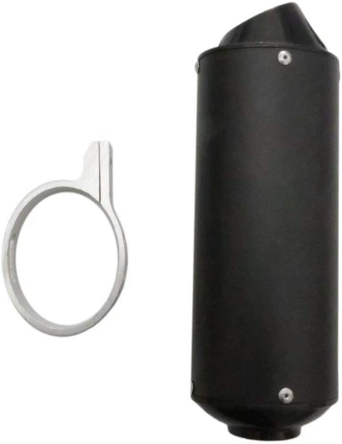 28mm Exhaust Pipe Muffler Clamp Fit For 50cc 110 125cc Quad Dirt Pit Bike ATV Black