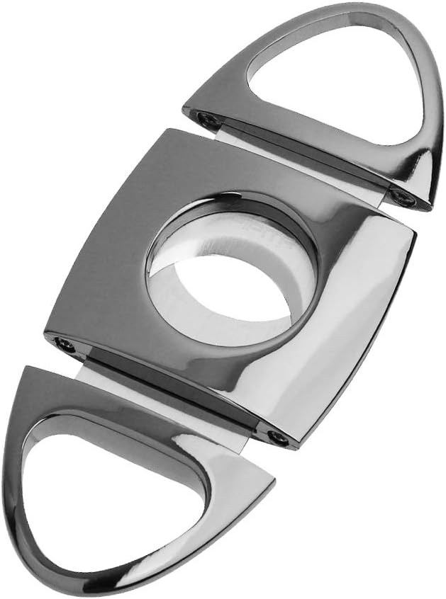 PIPITA Cigar Lighter and Cutter Set (2pcs/Set), Jet 3 Flame Torch and Cutter, Packing with Nice Gift Box (Black, Lighter+Cutter)