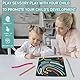 HUKUMA Sensorik Spielzeug Activity Board,Silicone Sensory Fidget Toys,Doppelseitiges Spielzeug Zur Autismus, Stress, ADHD, Anxiety Spiele Play Toy Für Kinder ab 3 Jahr, mit Reisetasche & 20 Schnüren