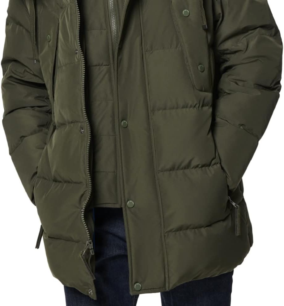 Andrew Marc mens Andrew Marc Men's Mid Length Down Jacket - Image 3