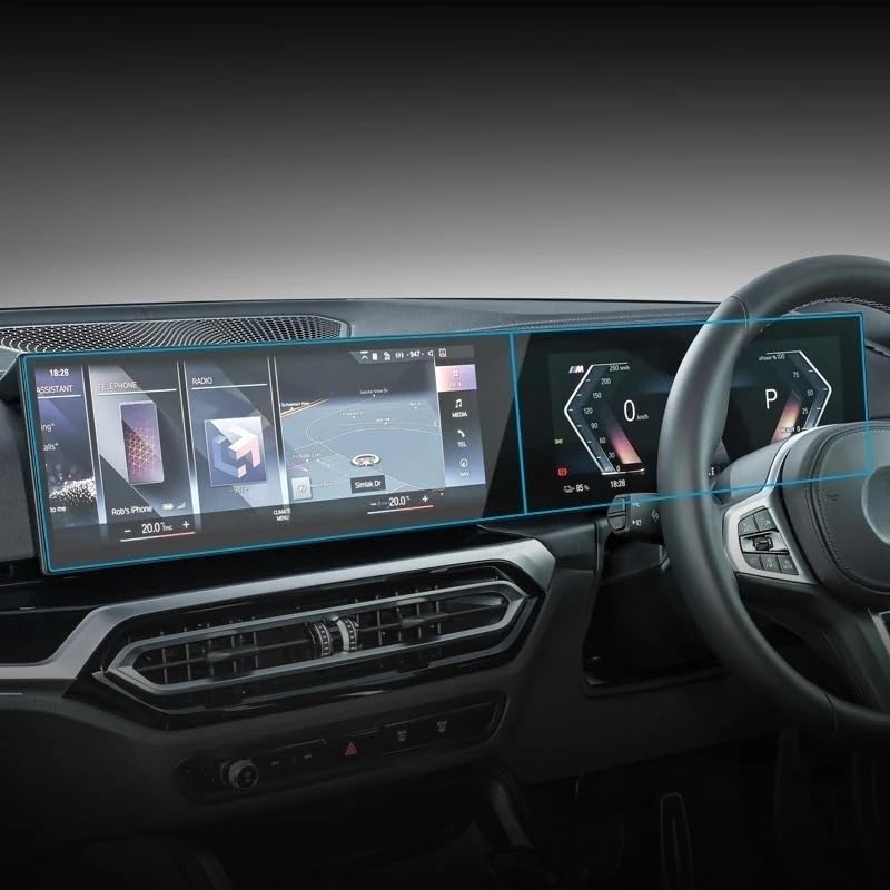 Autocollant voiture i4 2022 pour protéger l'écran de navigation
