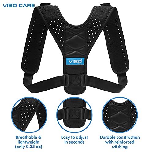 Posture Corrector For Men And Women - Back Brace For Posture - Upper Back Straightener Brace, Clavicle Support Adjustable Device For Thoracic Kyphosis & Shoulder - Neck Pain Relief (Fits Chest Size 35" - 41") #TOP1