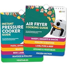 Air Fryer & Instant Pot Magnetic Cooking Guides - 7" x 6" Each - Set of 2 Instant Pot Air Fryer Accessories Cook Books - Airfryer Kitchen Accessories & Kitchen Gadgets 2026