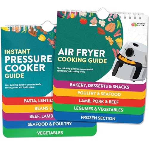 Image of Air Fryer & Instant Pot Magnetic Cooking Guides - 7 inch x 6 inch Each - Set of 2 Instant Pot Air Fryer Accessories Cook Books - Airfryer Kitchen Accessories & Kitchen Gadgets 2026