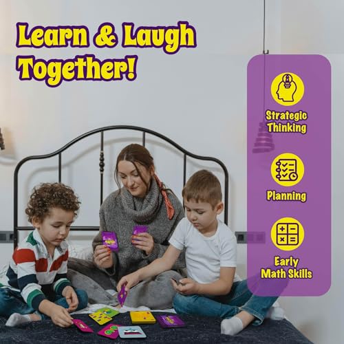 Image of Card Game - Sleeping Monsters, Sneakiest Strategy & Suspense Game for Kids, Return Gifts for Birthdays, Fun for Family Game Night, Educational & Travel Gifts for Ages 5 & Up, 2-5 Players