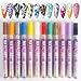 12 Colors Fine Tip Nail Art Pens Set, Nail Art Pens tools,0.5mm Nail Design Markers for DIY Painting & Dotting, Quick-Dry Gel Nail Polish Pens for Beginners and Home Salon Use. (12 Colors)