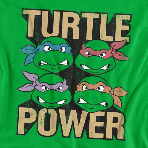 T-shirt TMNT Turtle Power Popfunk en coton vert premium - 2