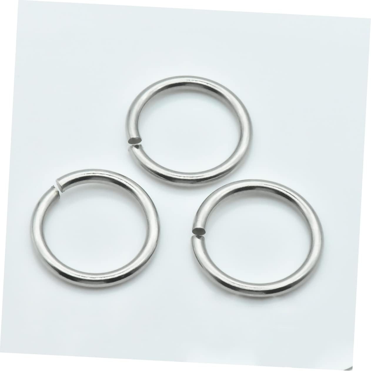 Homoyoyo 50pcs DIY Jewelry Making Supplies O-Rings Opening Rings Jewelry Connectors Making Accessories