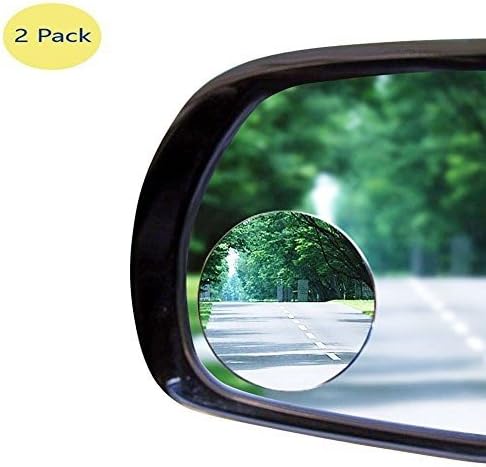 CARFERE Blind Spot Mirror, Circular Convex Mirror for Car Taxi Van (2017 2nd Generation, ABS, 2 Pcs/Set)