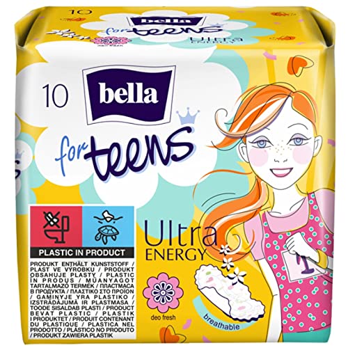 Bella For Teens Ultra Binden Energy: Ultradünne Binden Für Teenager, 10 Stück