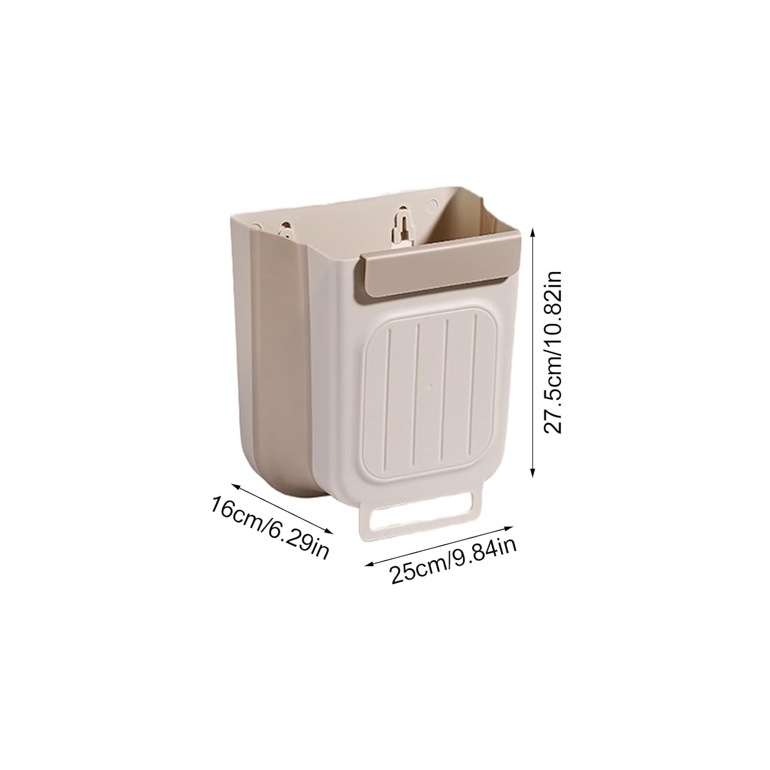 Mounted Storage Bin, Wall Trash Can for Bathroom, Keeps Space Tidy and Organized, Suitable for Kitchen or Bedroom, Compact Design, Quick to Install, Durable Material Stands Up to Daily Use