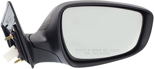 Robautoparts Espejo eléctrico lado derecho del pasajero 2014-2016 para Hyundai ElantraElantra Coupé Manual plegable calentado pintable con punto
