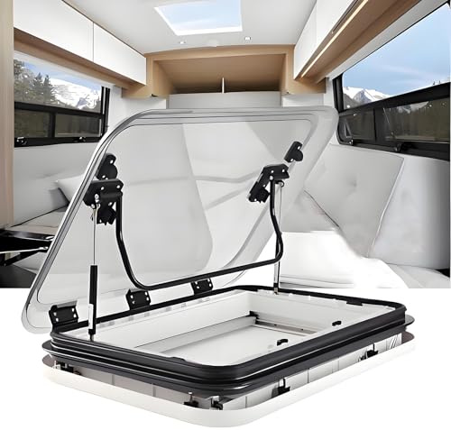 Kit de mantenimiento de techo para caravana, caravana, coche, tragaluz, ventana de techo, tragaluz con LED, ventilación de ventana de techo, escotilla de autocaravana, ventilación de techo con redes y
