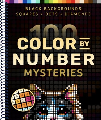100 Color by Number Mysteries: Adult Coloring Book
