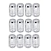 Produktbild Westmark Pfefferstreuer-Display, Inhalt: 12 Streuer, Fassungsvermögen: je 50 ml, Glas/Rostfreier Edelstahl, Traditionell, Transparent/Silber, 63102611