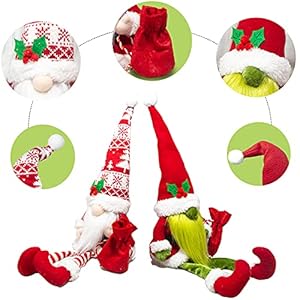 Christmasdecorchristmasgnomesplush2pcschristmasdecorationsforhomeholidaypartygiftschristmaselfsantagnomeornamentschristmastieredtraydecor  Urban Country Home Decor Christmas decor christmas gnomes plush 2pcs christmas decorations for home holiday party gifts christmas elf santa gnome ornaments christmas tiered tray decor  urban country home decor