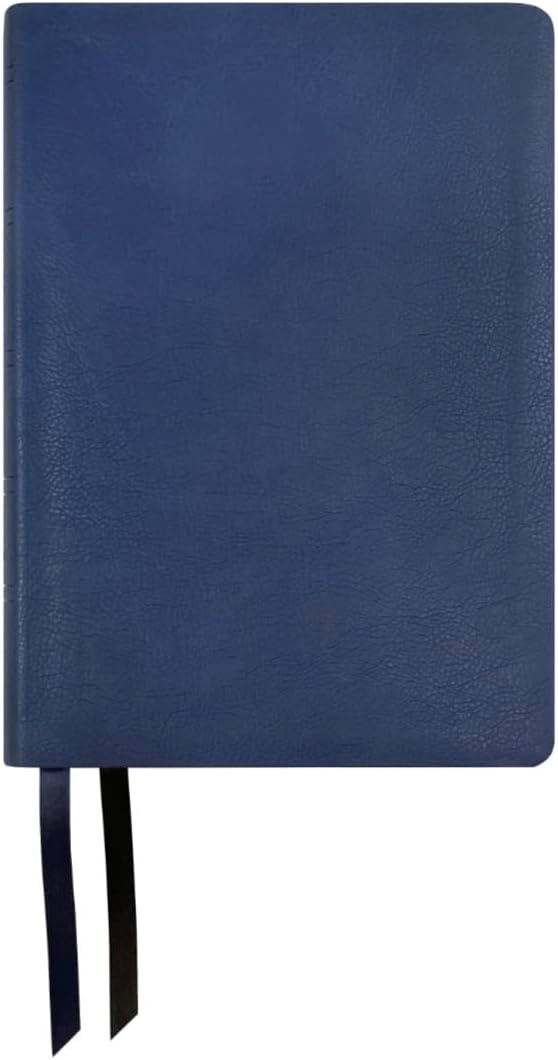 NASB Large Print Compact Bible, Blue, Leathertex, 1995 text