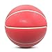 MINDCOLLISION Size 5/6/7 No Logo Basketball, Solid Color Basketball, Can Be Used for Autographs, Clubs, Training, Event Prizes,Red,Size 5