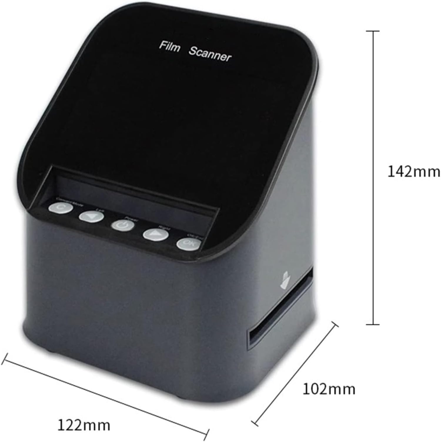 Scanner per pellicole 135, Scanner per Diapositive digitali da 22 MP, con Ampio Schermo a Colori TFT da 4,3", Formati di Pellicola supportati (135/126KPK/110/SUPER8/pellicola positiva/Pellicola nega