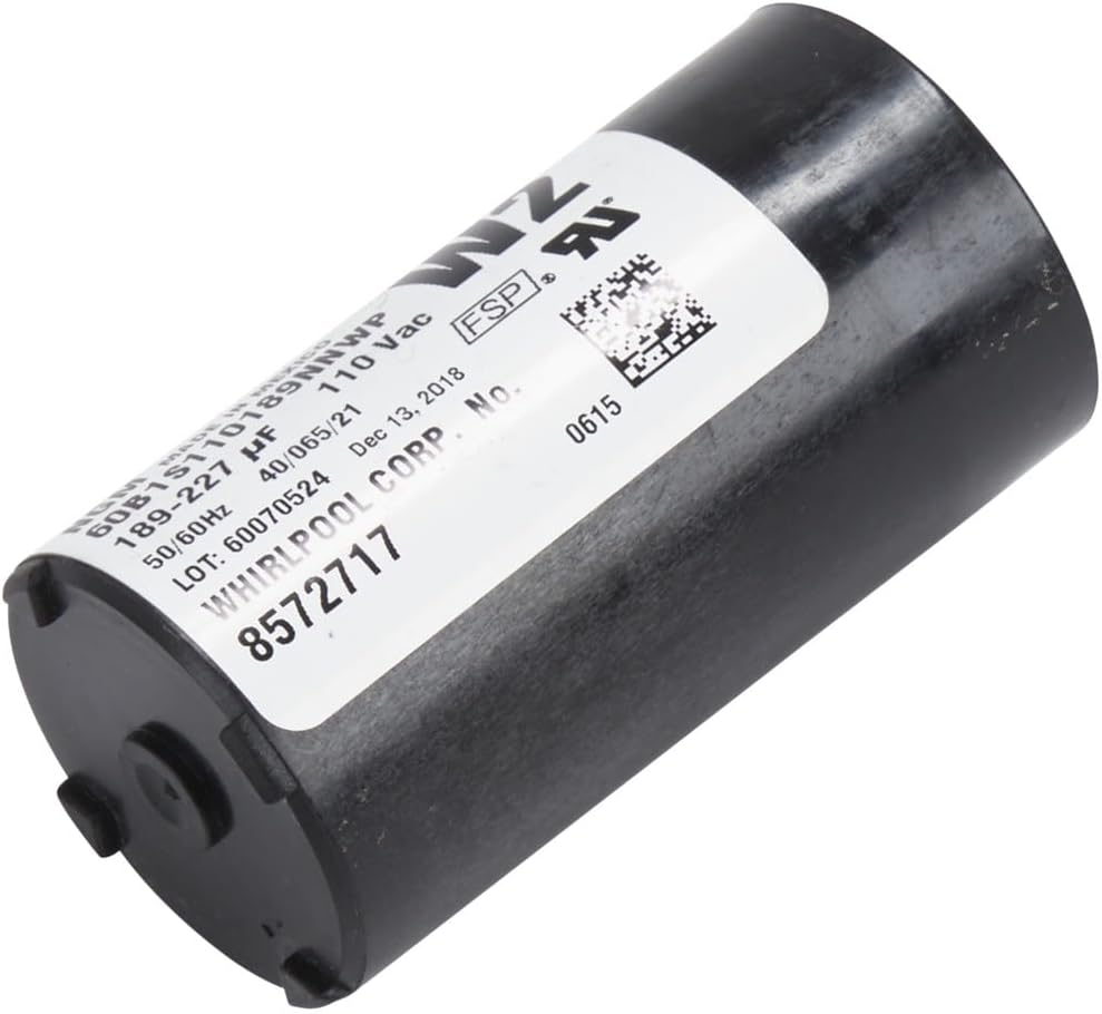 Whirlpool WP8572717 OEM Top Load Washer Start Capacitor Replacement Part