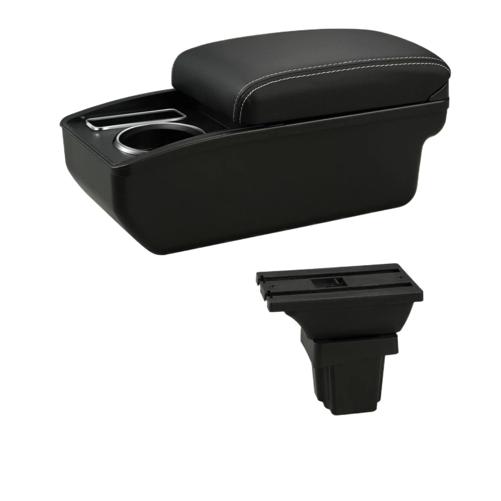 Umdjju A3 White Line No Usb For Chevrolet For Trax For Tracker 2015-2018 Armrest Box Car Arm Storage Accessories Car Centre Console Armrest Box(A3 White Line No Usb)