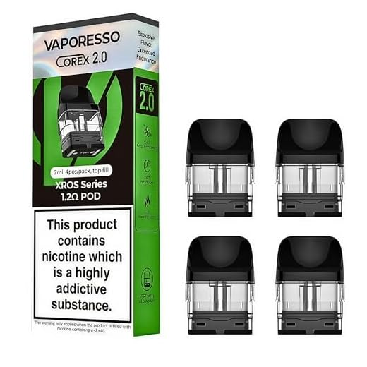 Vaporesso XROS 3 Mini Vape Pods - E Cigarette Smooth Vaping, E Cig, Inhale Activated, 2ml Refillable Pods, No Nicotine (1.2 ohm)