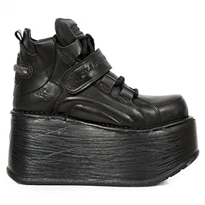 New Rock - Boots & Shoes New Rock Boots M.EP714-S3 Gothic Hardrock Punk Damen Stiefelette Schwarz New Rock - Boots & Shoes New Rock Boots M.EP714-S3 Gothic Hardrock Punk Damen Stiefelette Schwarz