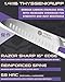 KESSAKU Santoku Knife - 7 inch - Dynasty Series - Razor Sharp Kitchen Knife - Forged ThyssenKrupp German High Carbon Stainless Steel - G10 Garolite Handle with Blade Guard
