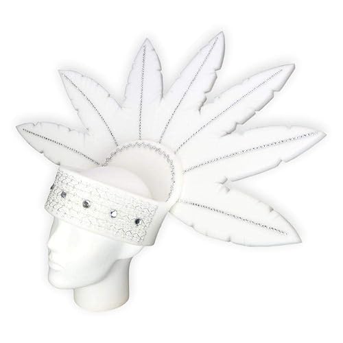 Vista 41 de FOAM PARTY HATS: Venezuela Bride Hat - Wedding Party Hat - Hora Loca Hat - Bachelorette Party Hat - Bridal Shower Hat - Wedding Hair Vine Hat