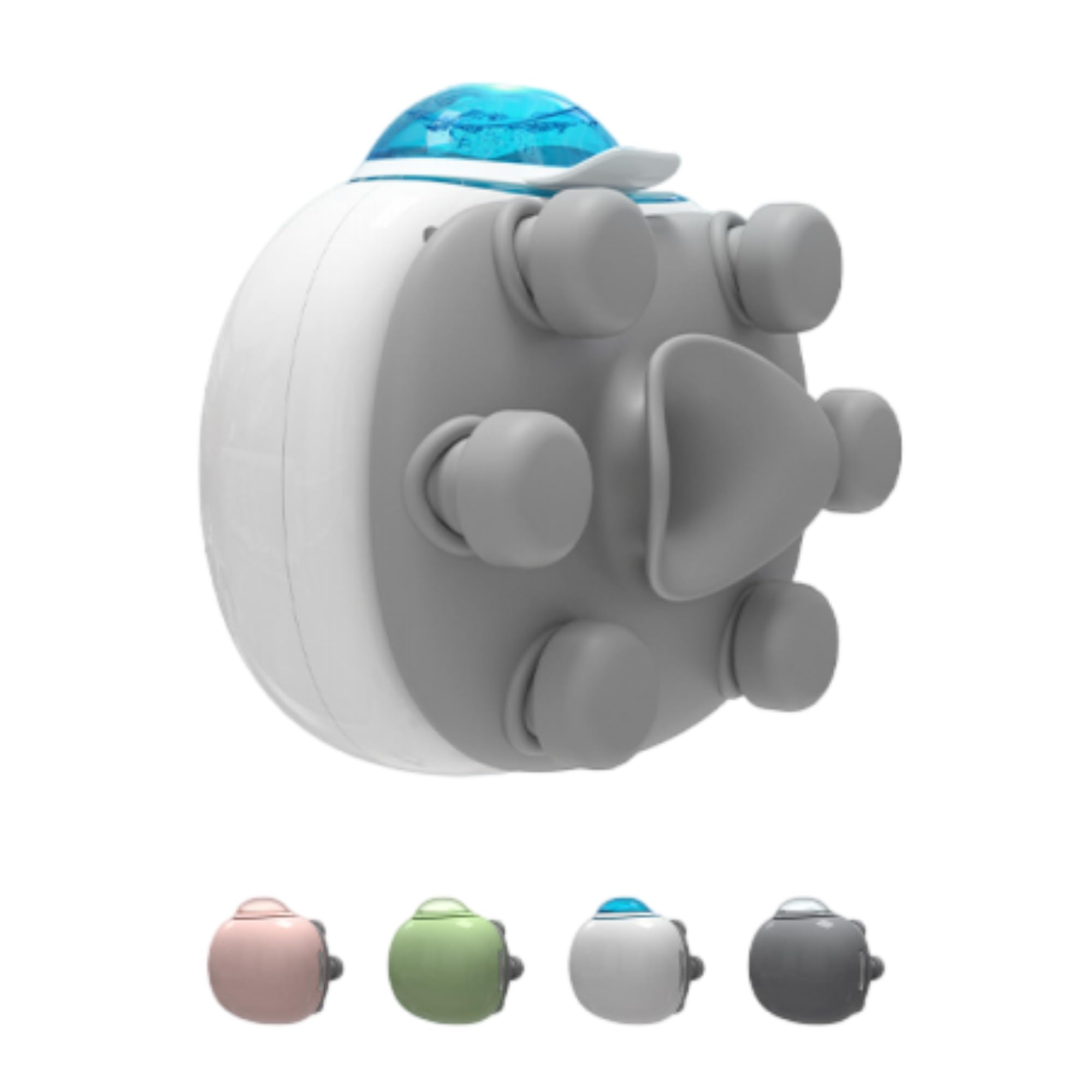 Eye Massager Handheld 3D Massage Mist Spray 6 Silicone Heads USB Rechargeable Relief for Tired Eyes Portable Eye
