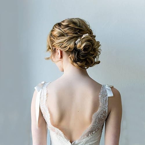 Miniatura 3 de 20 peines pequeños de metal pequeños para mujeres y niñas, peines deslizantes de alambre en blanco liso para clips de torsión y manualidades