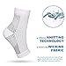 Dskiley Neuropathy Socks for Women and Men, Soothe Relief Socks for Neuropathy Pain Women, Swollen Feet and Ankles Relief (White,S/M)