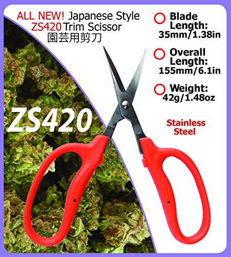 Zenport Industries Zs420-10Pk Zs420 Curved Masamasa Scissors, Box Of 10, Natural #TOP5