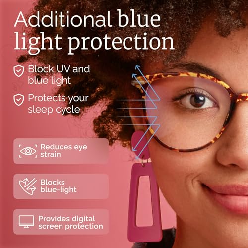 Gaoye Blue Light Blocking Glasses - Trending Round TR90 Frames, Metal Arms, UV400 Protection - Matching Soft Case - Image 5