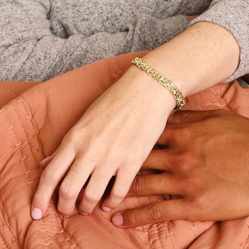 Ross-Simons 10kt Yellow Gold Byzantine Bracelet3