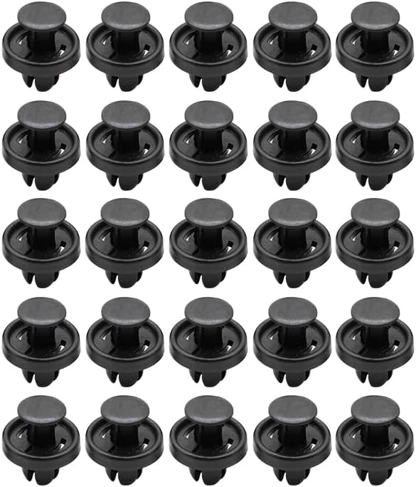 50Pcs Engine Cover Front Fender Liner Hood & Quarter Panel Push-Type Fastener Retainers Clips Compatible for Subaru 909140065 90914-0065